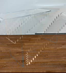 CHARLES HOLLIS JONES Style Lucite Waterfall Console Table (1 of 4)