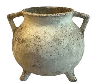 WILLY GUHL Faux Bois Marmite Planter