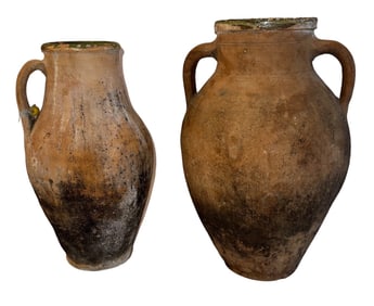 Italian Terracotta Olive Oil Pots