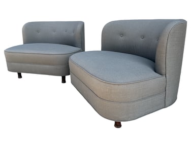 After GILBERT ROHDE Lounge Chairs, Pair