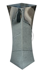 Chrome Mirrored Plinth signed MEGARON