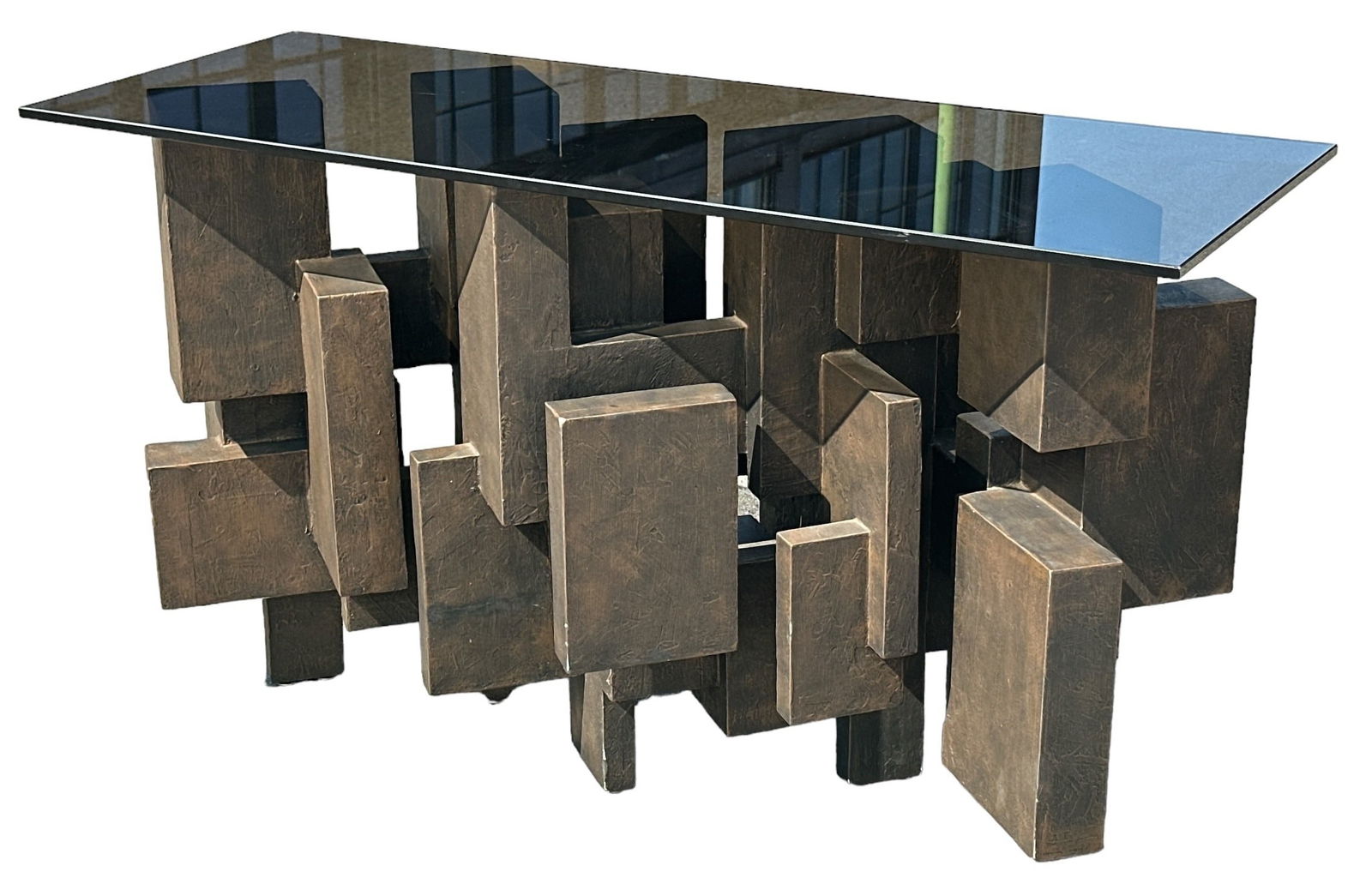 Brutalist Console Table by DAN SCHNEIGER (1 of 10)