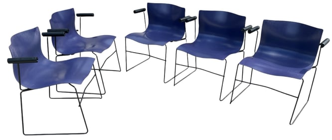 VIGNELLI Designs For KNOLL Handkerchief Armchairs Set of 5