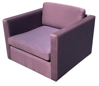 CHARLES PFISTER for KNOLL Lounge Chair, Purple