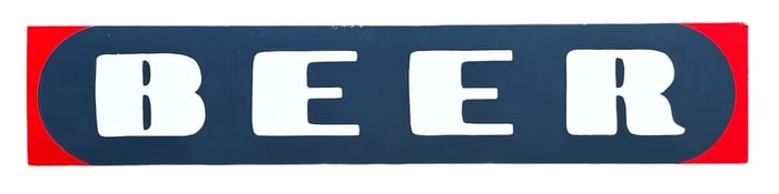 Beer Advertising Sign