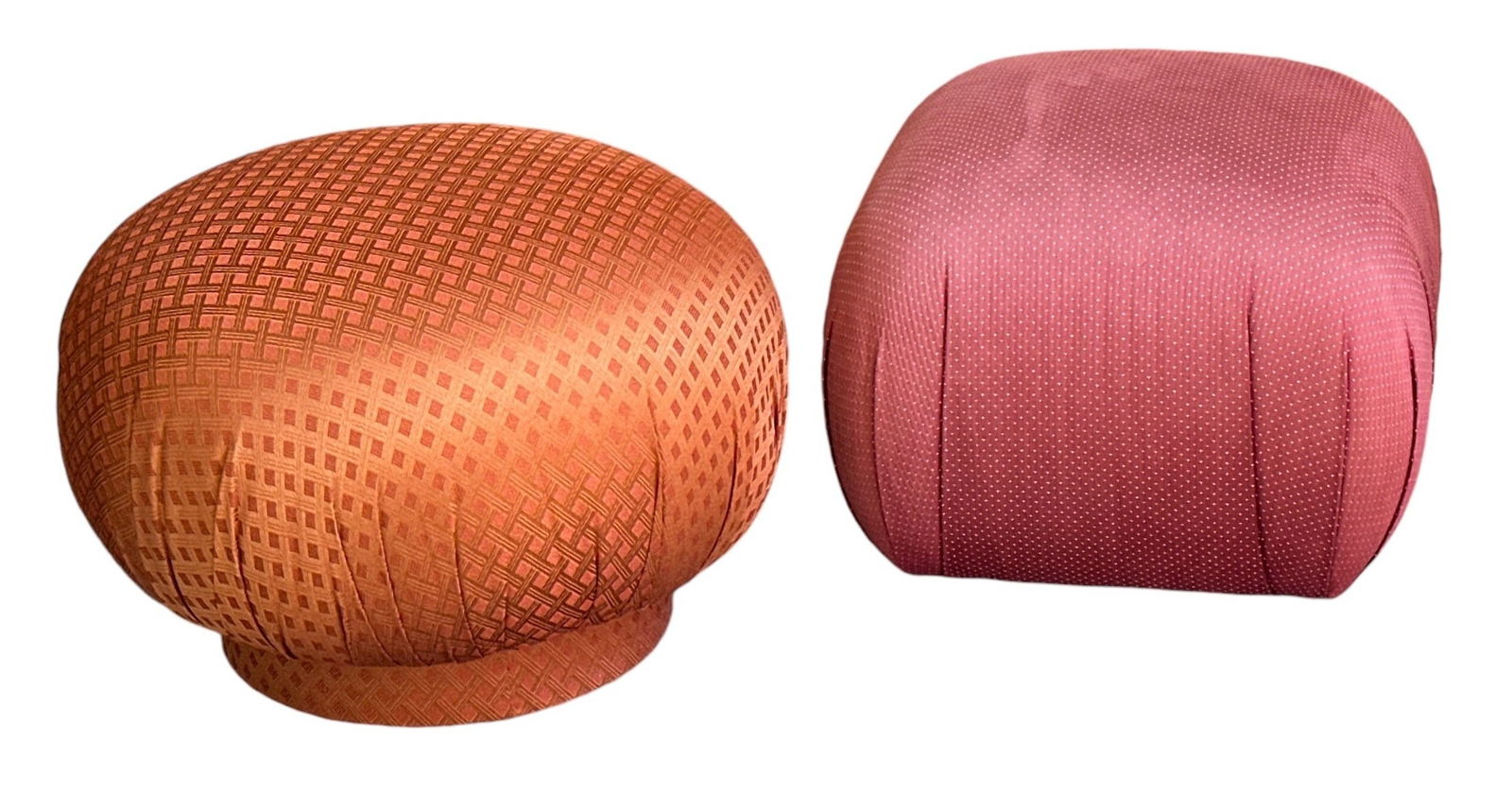 Two ADRIAN PEARSALL Style Ottoman Poufs (1 of 2)