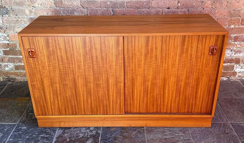 Danish Mid Century Low Credenza