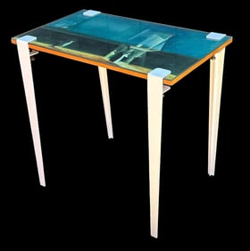 LYONEL FEININGER "Blue Marine" Print Architects Table