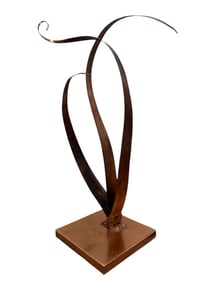 Copper Modernist Garden Sculpture