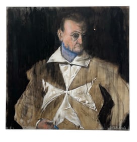 MICHAEL J. DOWLING "Face 1" Oil on Canvas