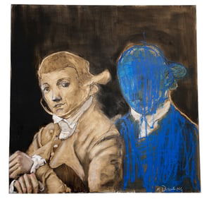 MICHAEL J. DOWLING Abstract Oil On Canvas