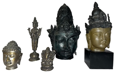 Collection Buddhist Religious Sculptures
