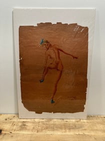 Large Pin up Girl Drawing ZOHRER 1940