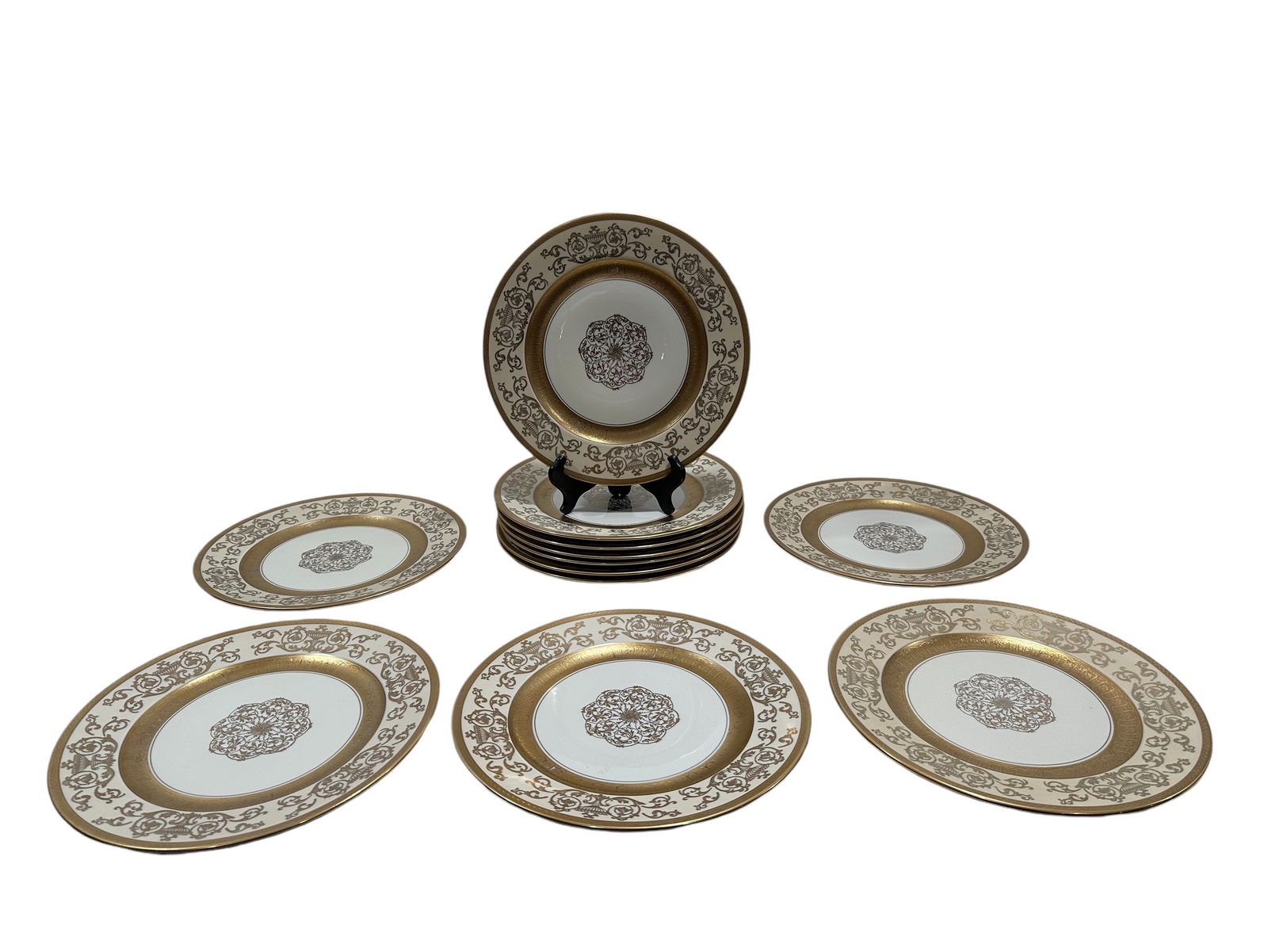 ROSENTHAL PICKARD Set of Twelve Dinner Plates (1 of 3)