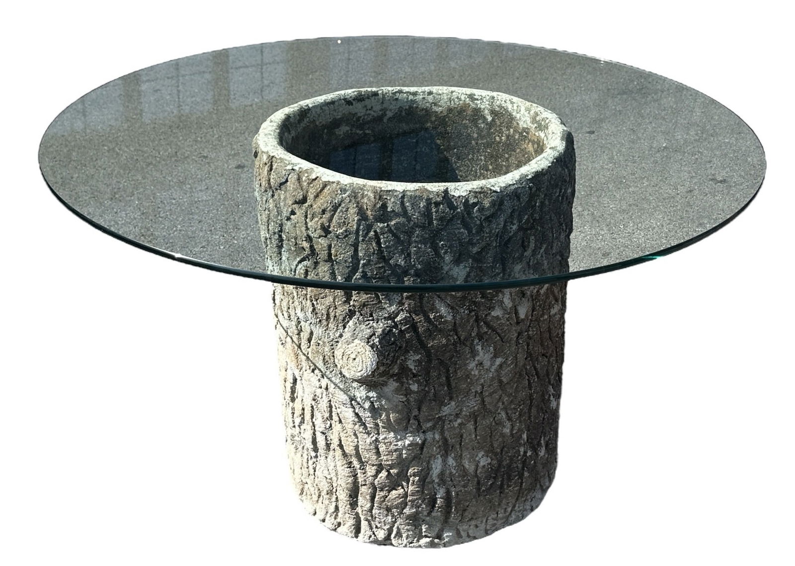 Faux Bois Concrete Table Base (1 of 9)