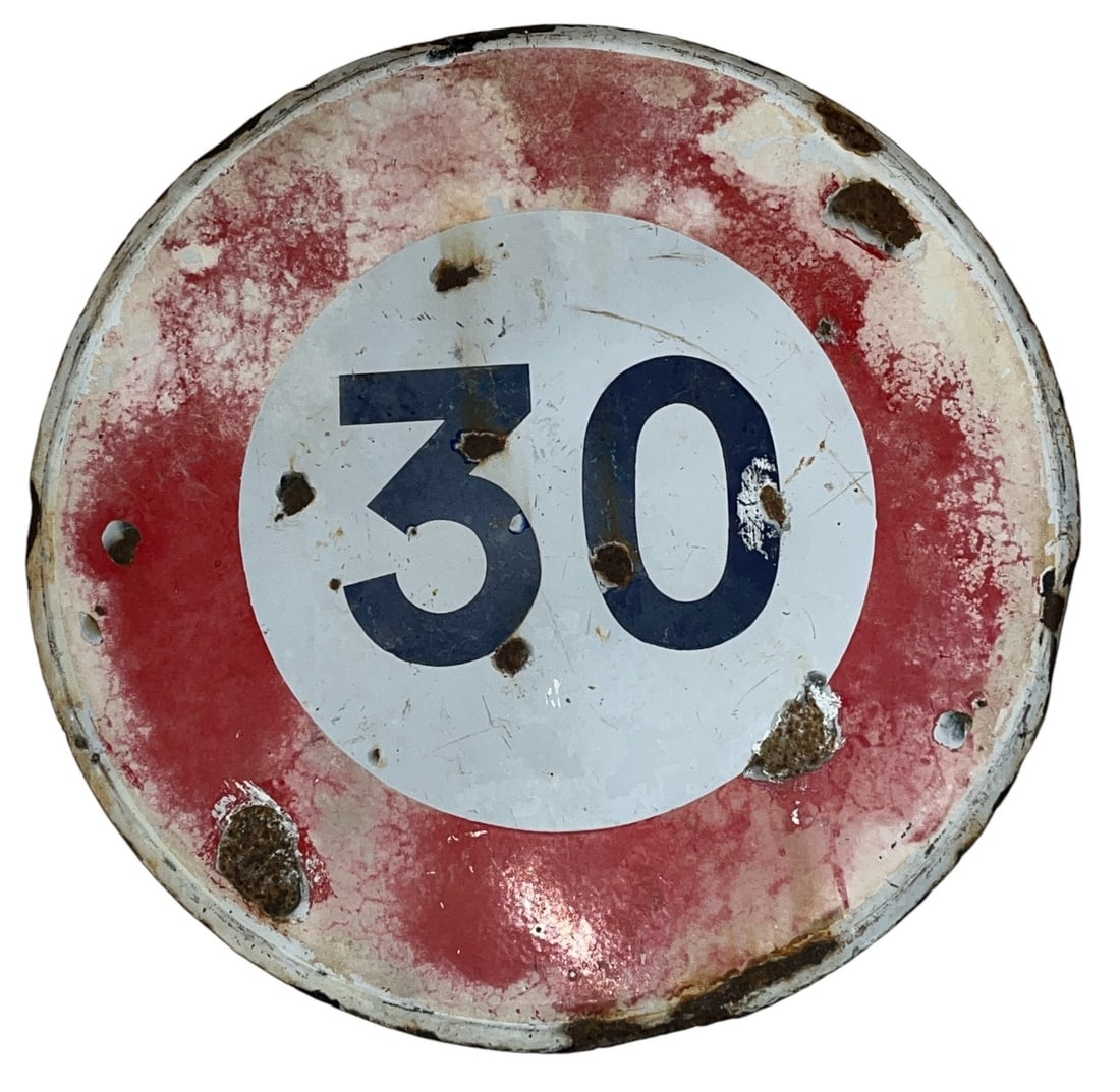 MOD Target French Speed Limit Sign (1 of 4)