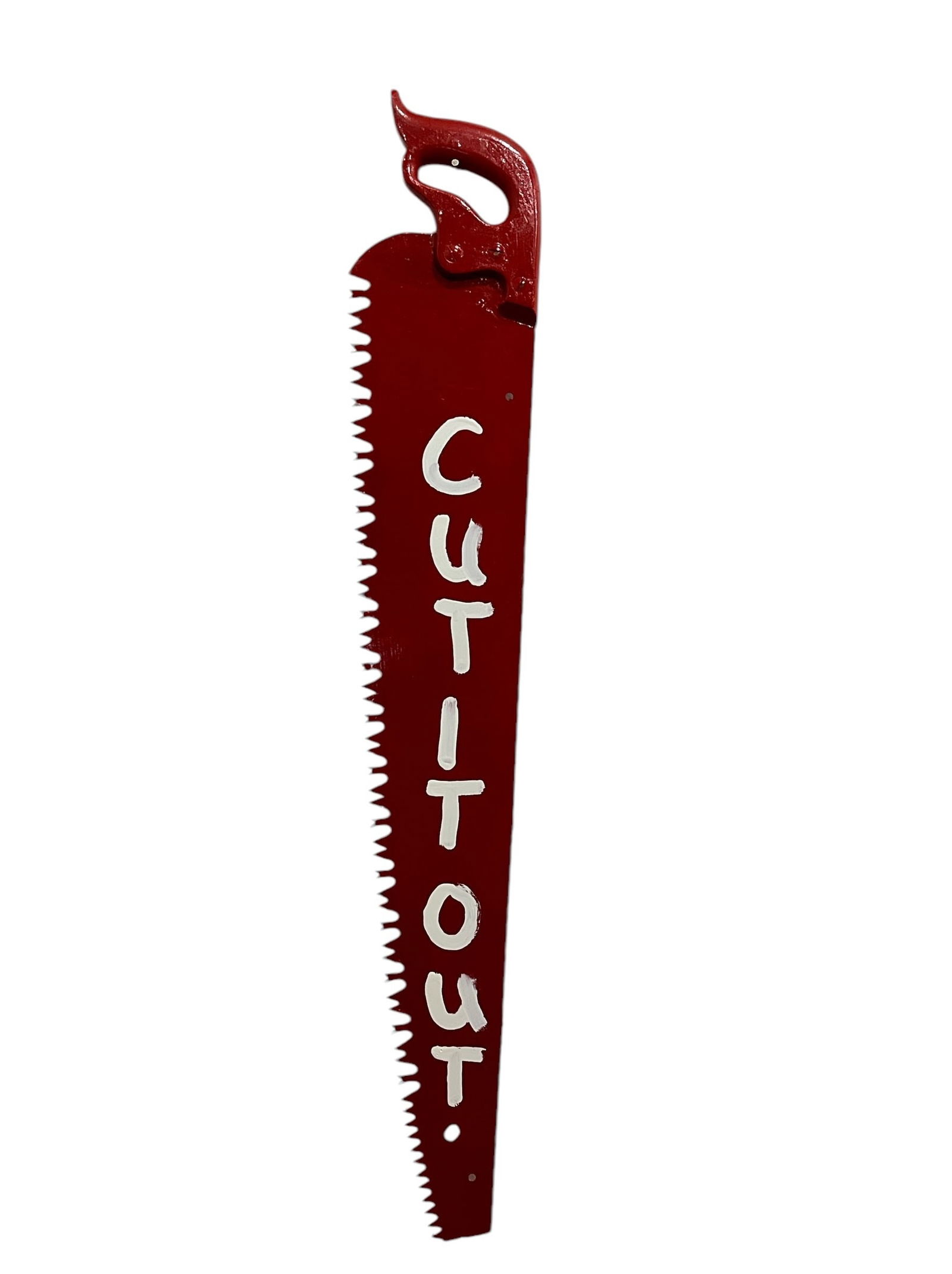 POPS CASEY "Cut It Out" Folk Art Saw (1 of 3)