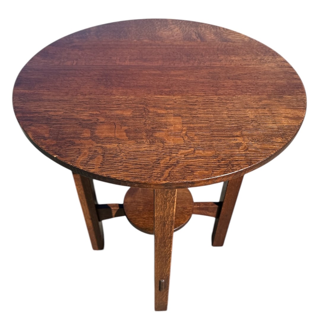 Arts & Crafts Tenon & Dowled Mission Oak Table (1 of 8)