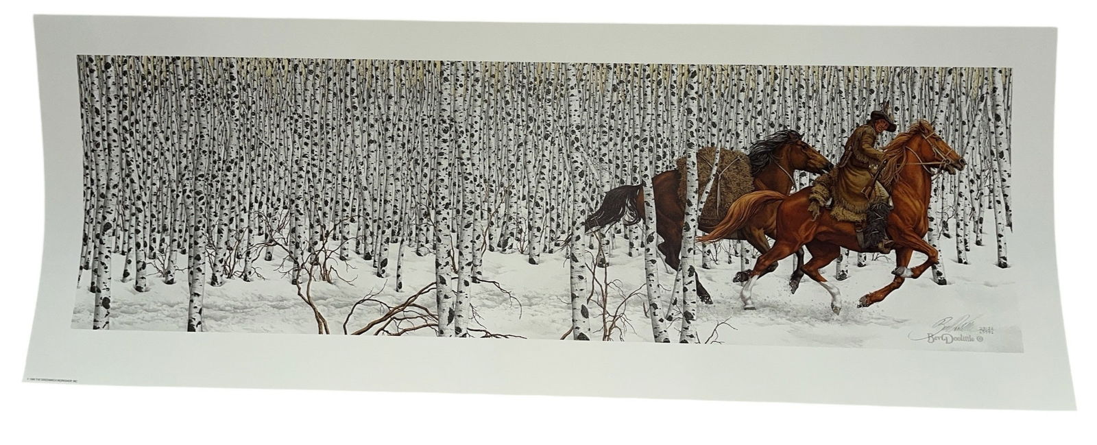 BEV DOOLITTLE " Sacred Ground" Signed and Numbered Lithograph (1 of 4)