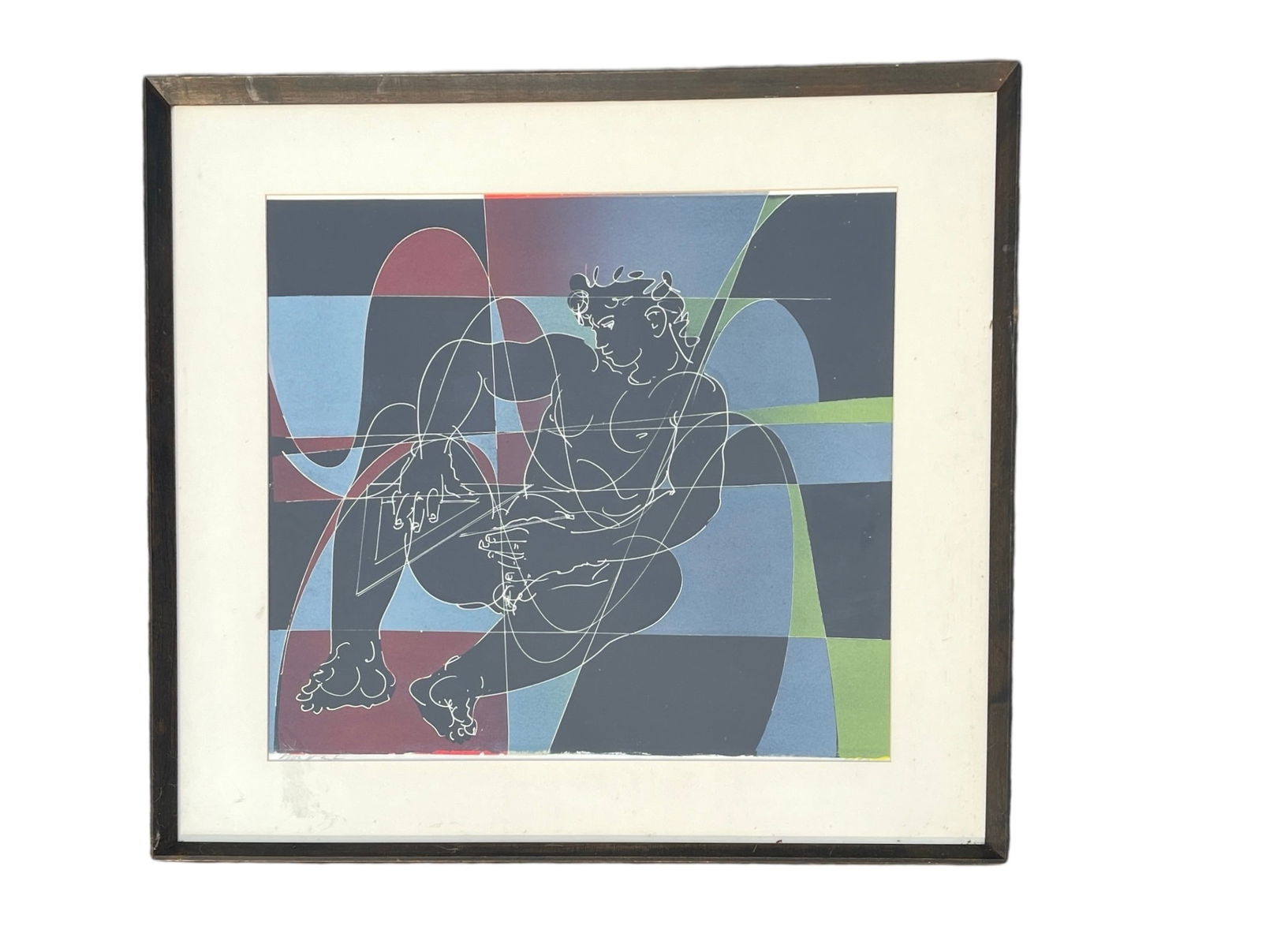 Mid Century HANS ERNI "The Creator" Signed Serigraph (1 of 4)