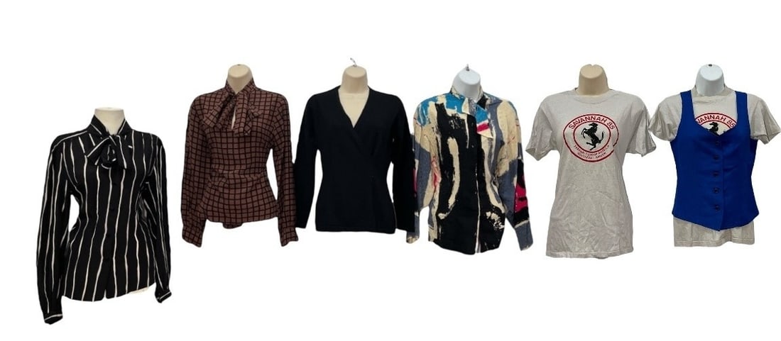 A Collection of 1980s Womens Clothing, Silk, Cashmere (1 of 10)