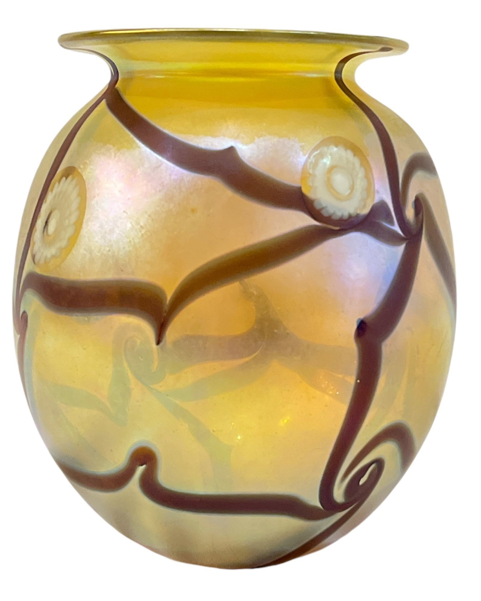 An Iridescent Art Glass Vase by ROBERT EICKHOLT (1 of 5)