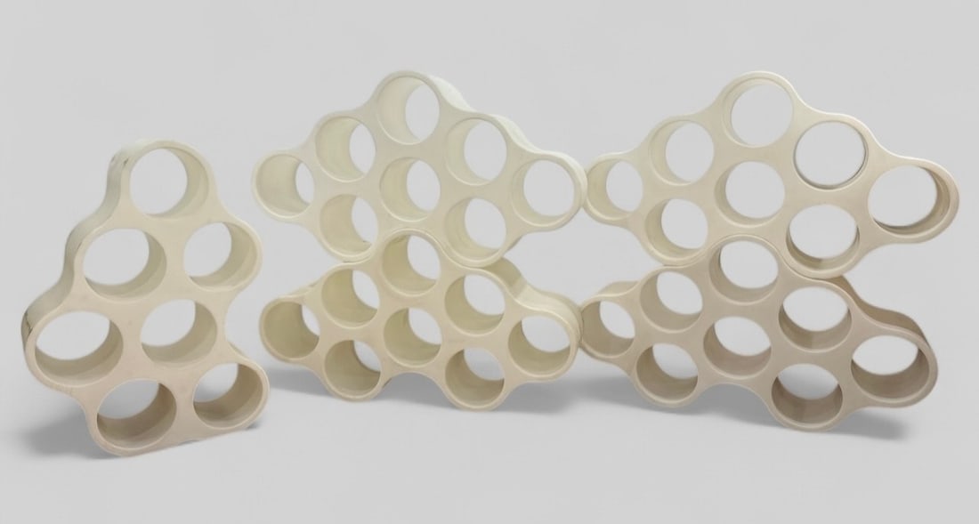 CAPPELLINI Cloud Bookcases, RONAN & ERWAN BOUROULLEC: This lot is comprised of 12 total pieces - please see last photos. Three of the bookcases are completely intact, with one of them having a cut made to the top, however, when stacked the modification i