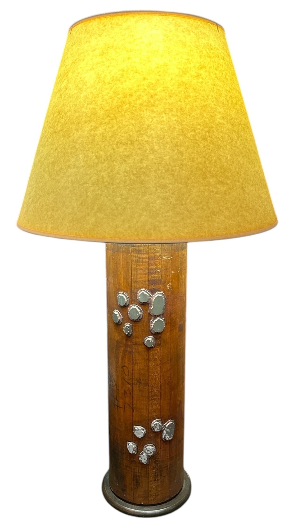 A Large Antique Print Roller Lamp (1 of 6)