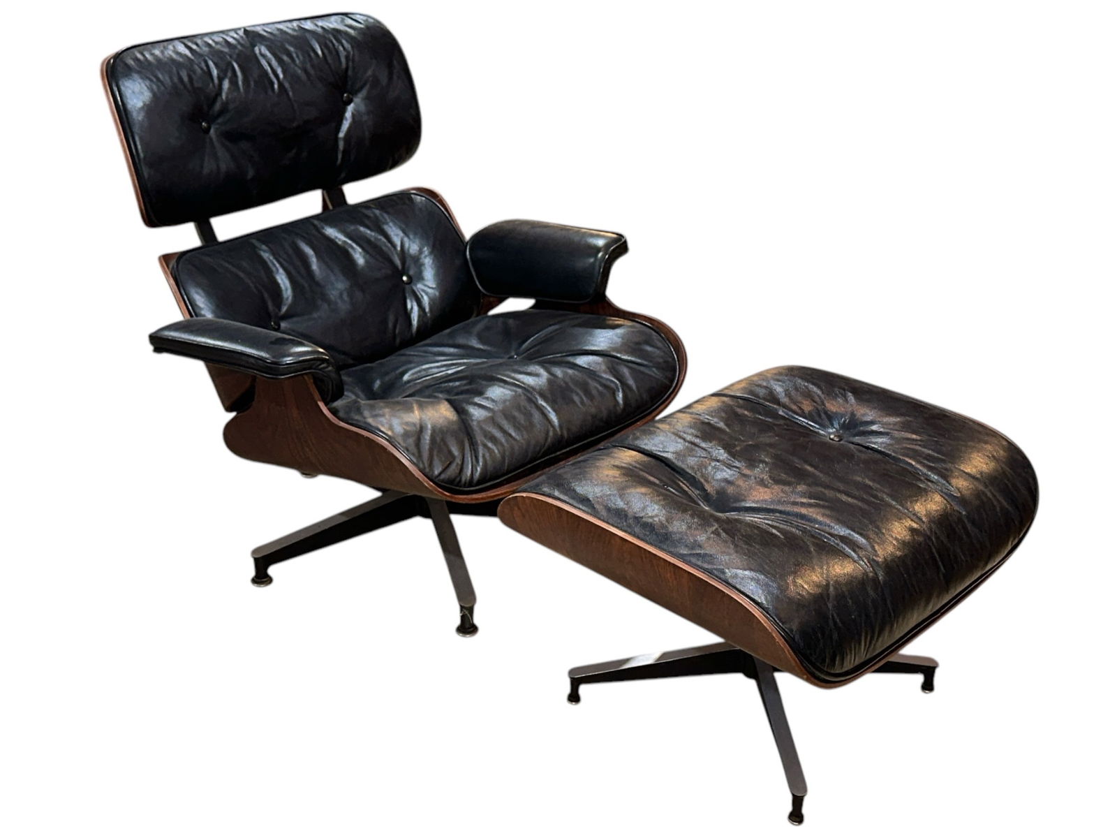CHARLES & RAY EAMES 670 Lounge Chair & 671 Ottoman, (1 of 8)