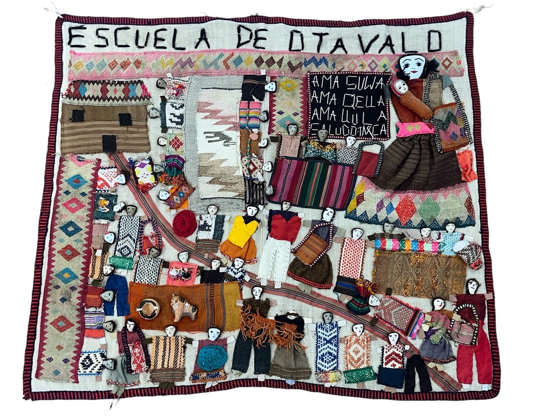 Ecuadorian Hand Woven Figural Tapestry (1 of 8)