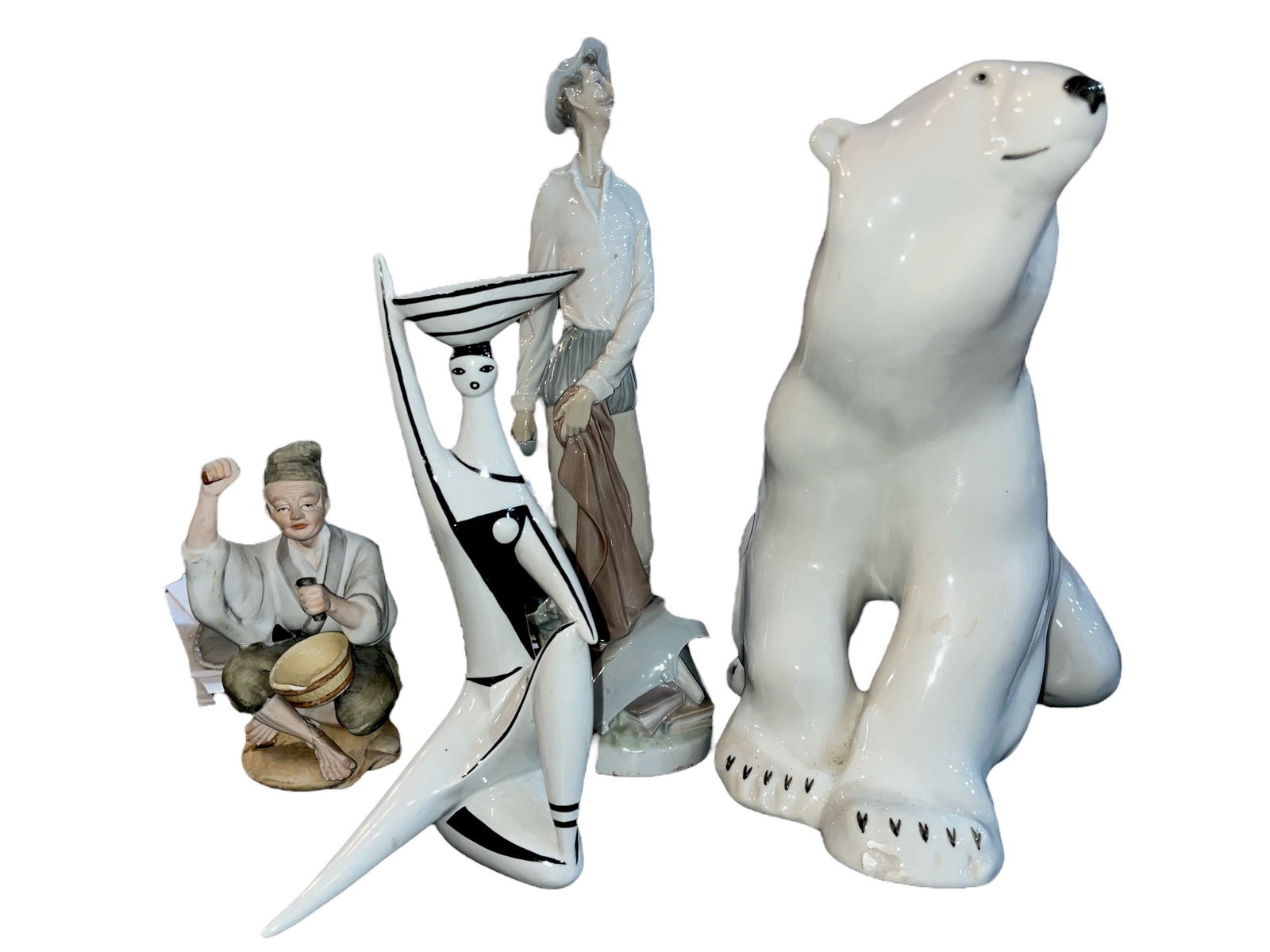 Collection of Vintage Porcelain Figurines, LLADRO, JANOS TOROK (1 of 4)