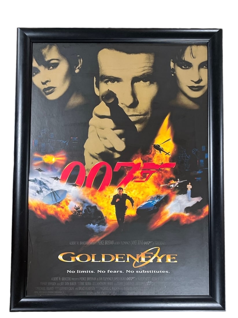 "007 Golden Eye" James Bond Framed Movie Advertisement Poster (1 of 4)