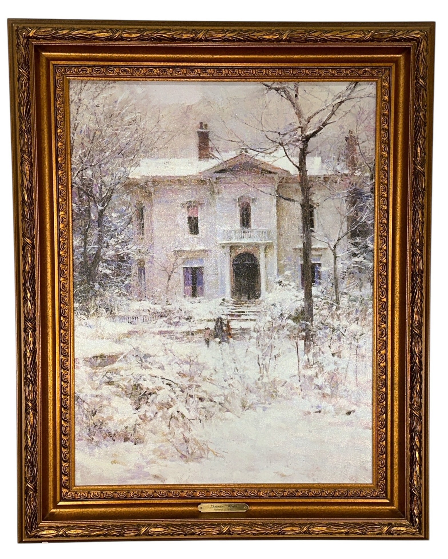 RICHARD SCHMID, "Victorian Winter" Giclee (1 of 3)