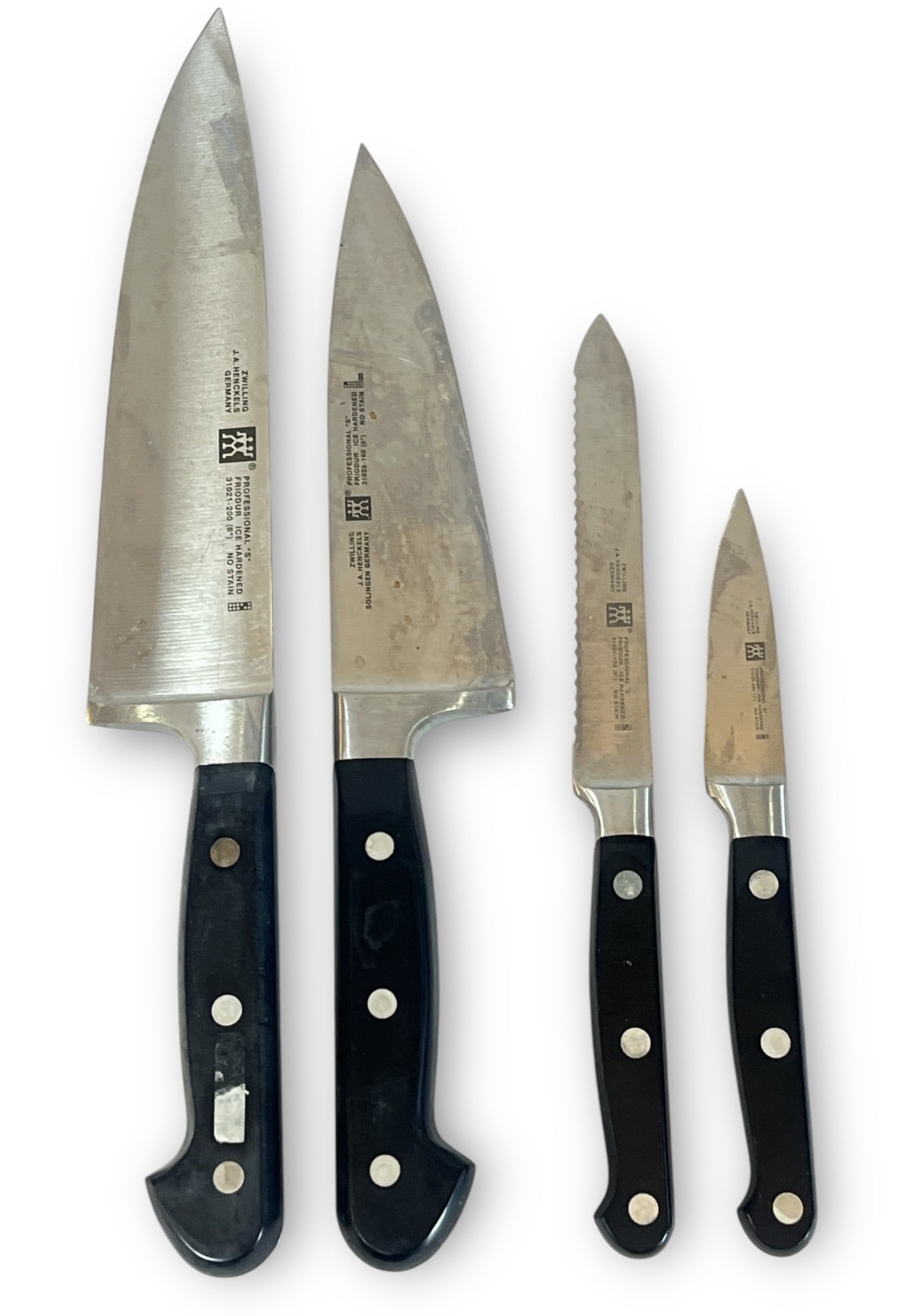 Four ZWILLING J.A. HENCKELS Kitchen Knives (1 of 4)