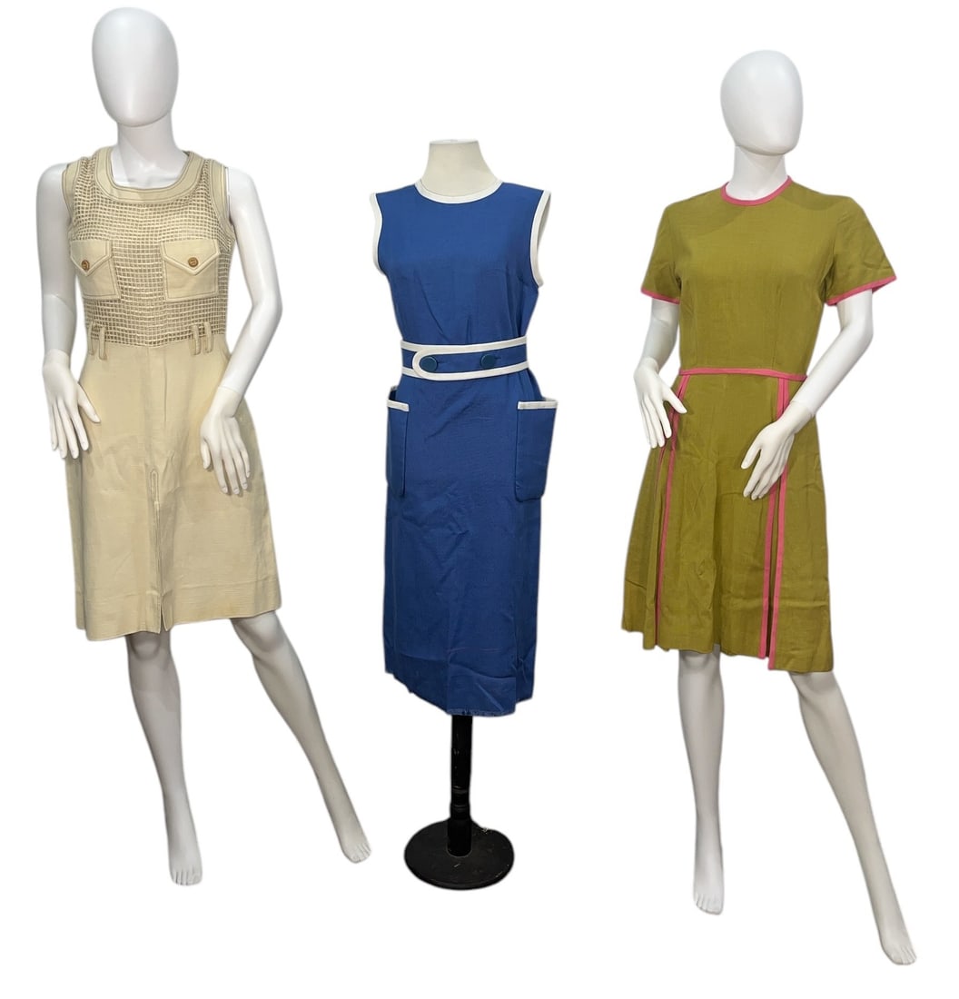 Three Vintage 1960s Shift Day Dresses (1 of 7)