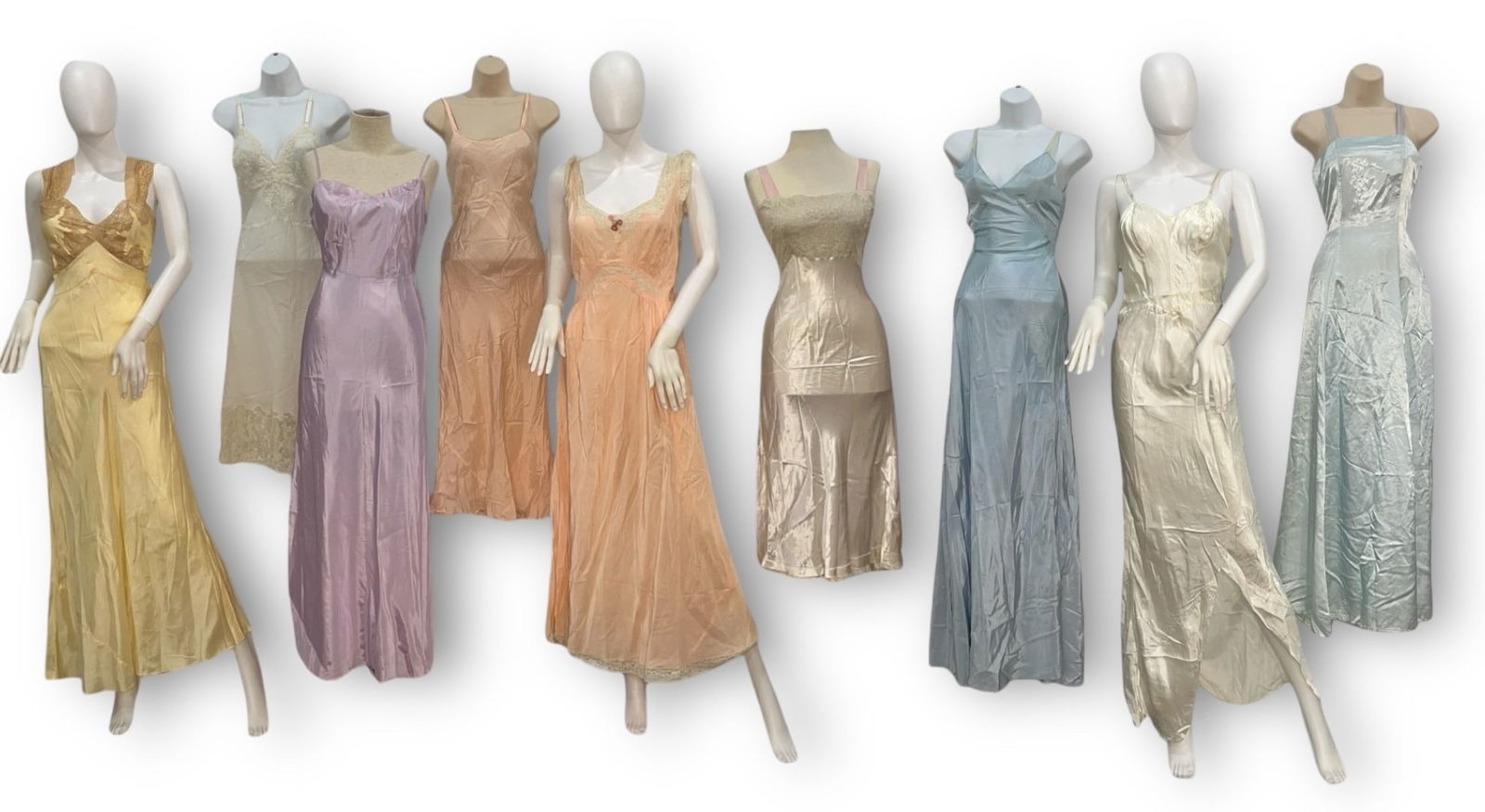 Collection of Vintage Pastel Womens Nightgowns (1 of 3)