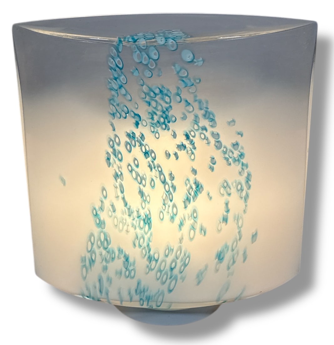 ROSANNA TOSOS for LEUCOS "Idra" Lamp, MURANO: 11" H x 10" W x 5" D.