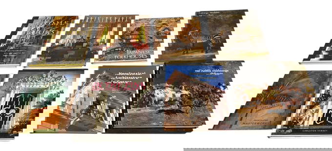 Collection Art & Architecture Coffee Table Books: Sir Alfred Munnings, George Stubbs, Japanese Folk Houses, Dorothy Draper, "In The Pink", & more.