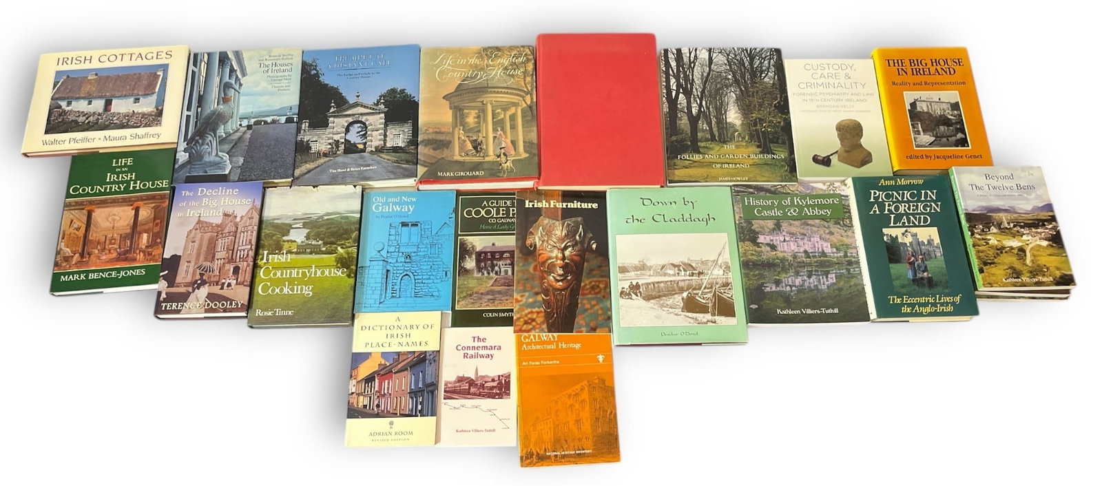 Collection Ireland Historical Homes, Landscape, and Photography Coffee Table Books: Includes variety of books about Irish homes, landscape, cooking, and architectural heritage.