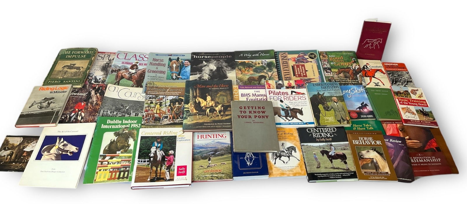 Collection Vintage Equestrian Magazines, Horse Handling, and Technique Coffee Table Books (1 of 8)