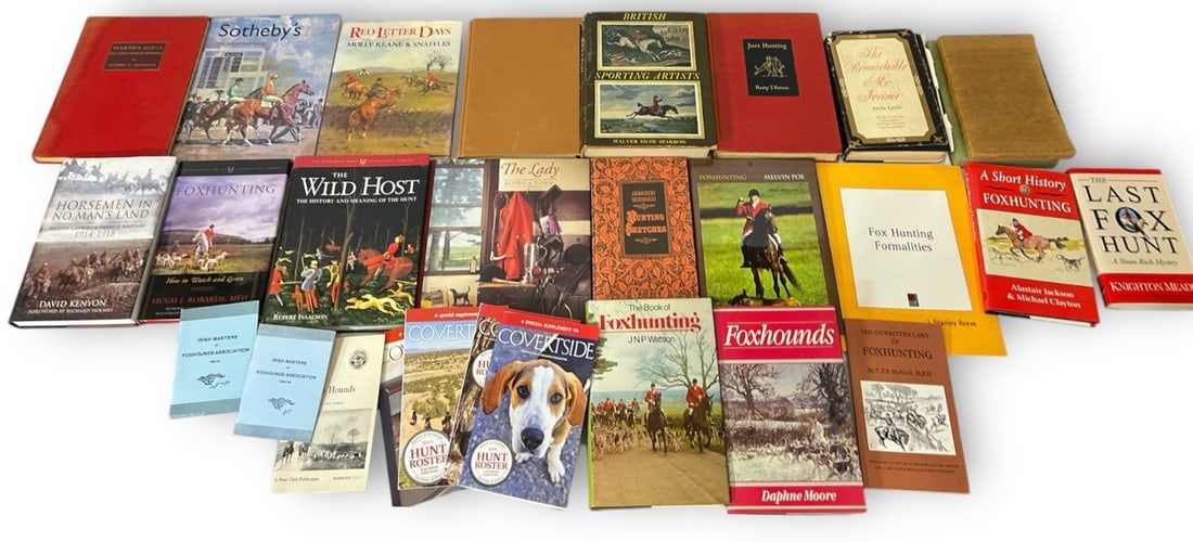 Collection Fox Hunting and Sporting Magazines, Coffee Table Books (1 of 10)