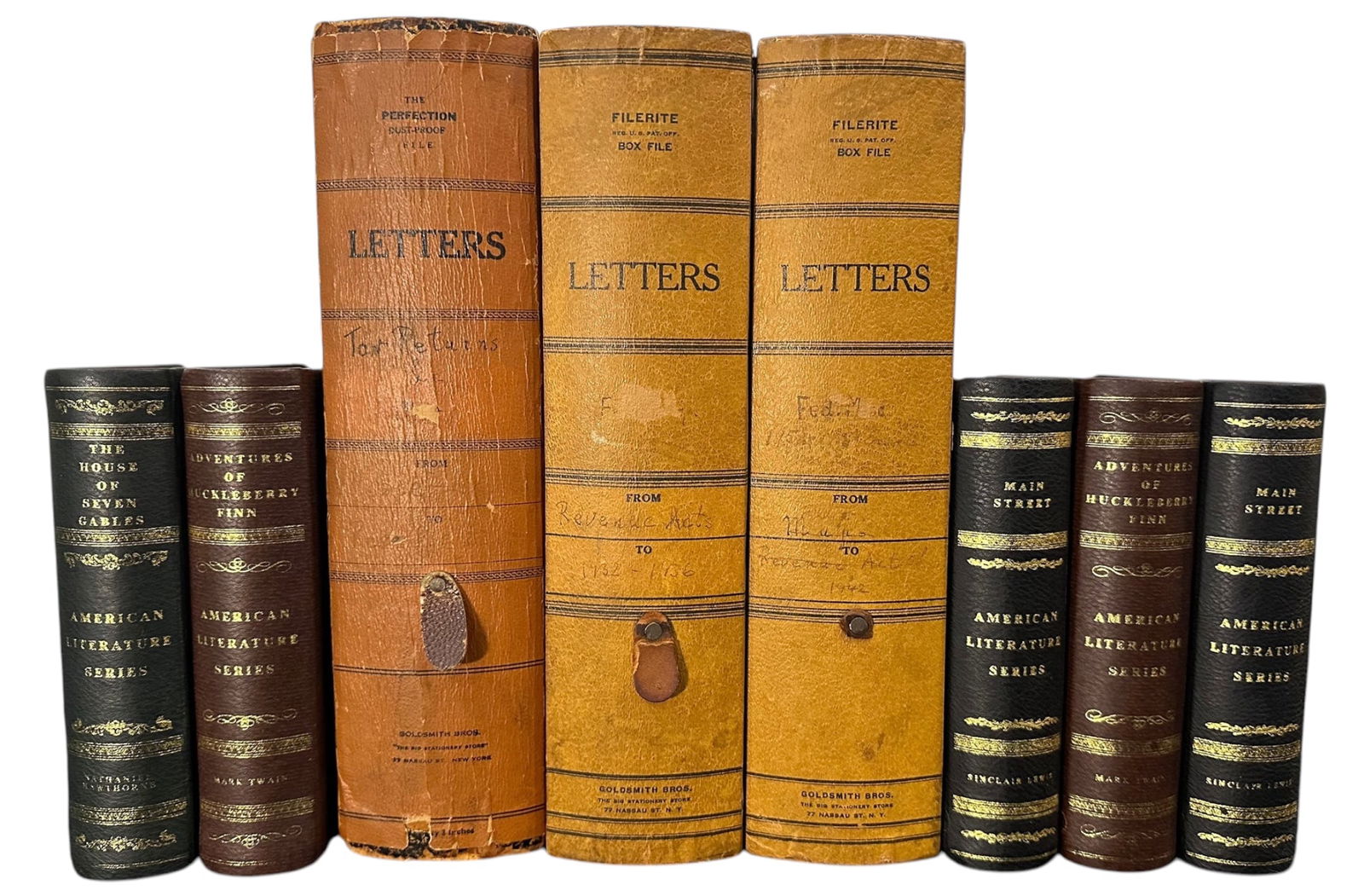 Antique Faux Book Letter Boxes (1 of 8)