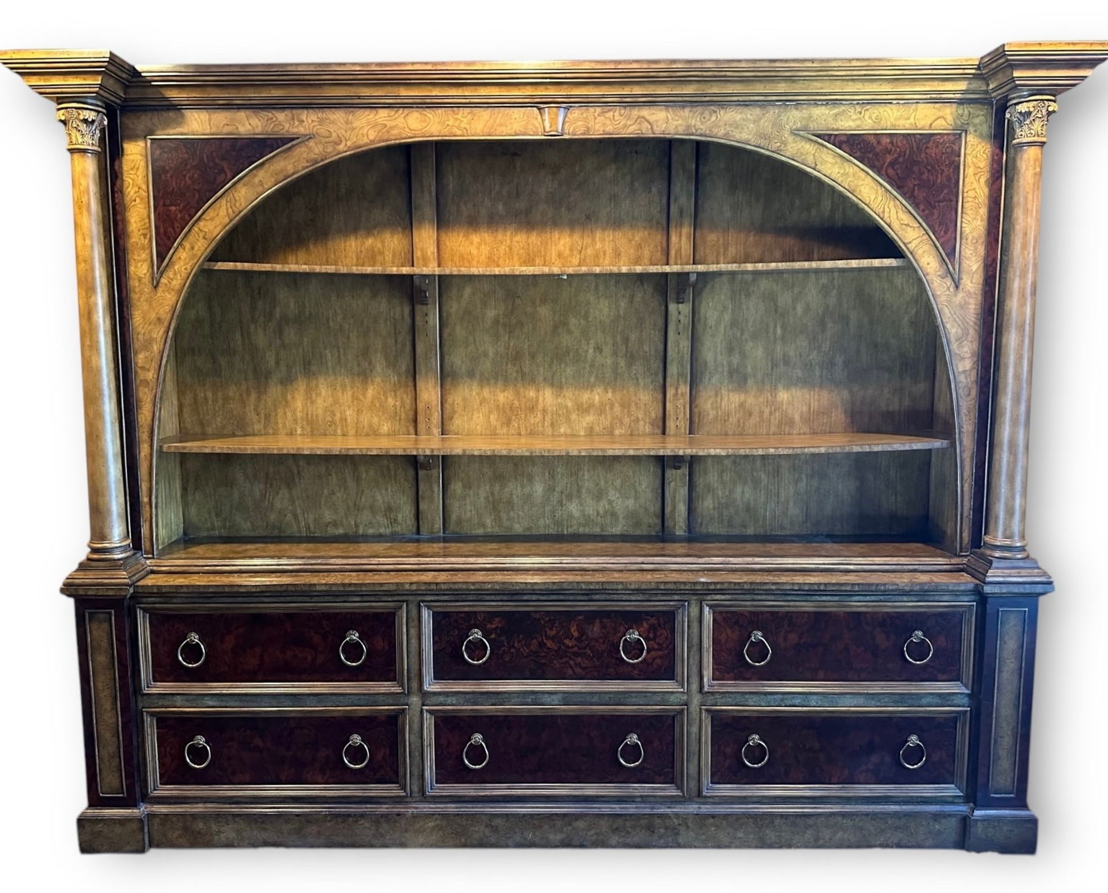 Monumental MAITLAND SMITH Neoclassical Library Bookcase Wall Unit (1 of 14)