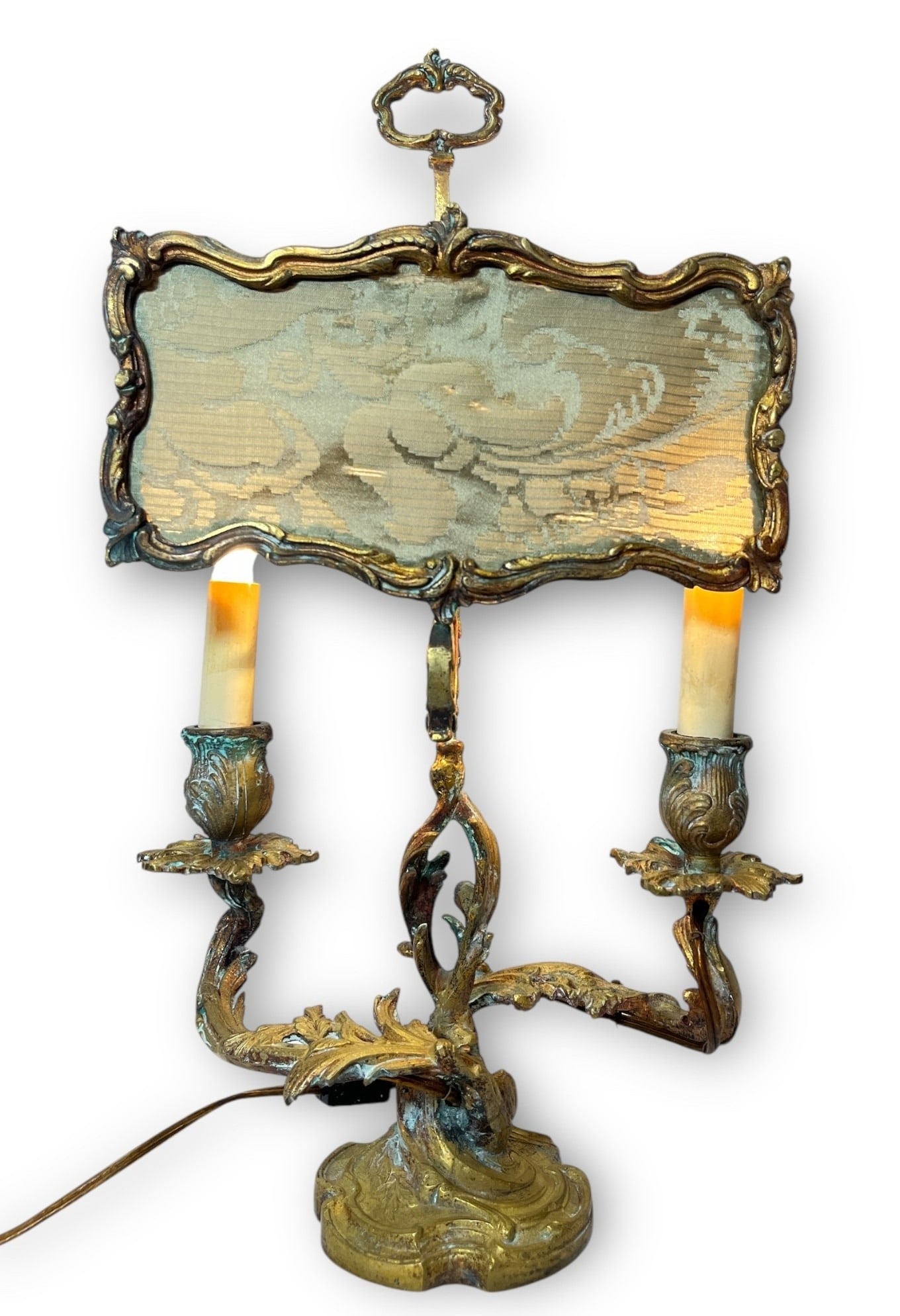 A French Bouillotte Gold Gilt Table Lamp (1 of 6)