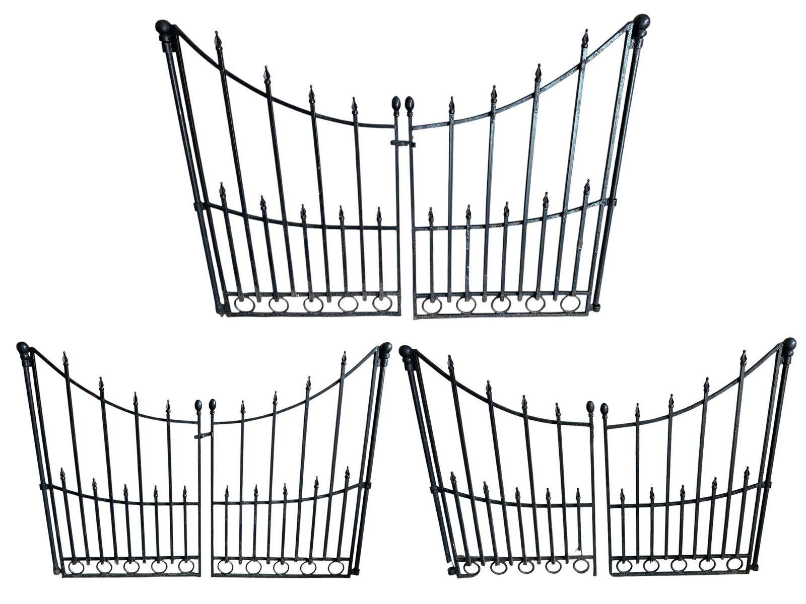 Vintage Cast Metal Garden Gates Set of 6 (1 of 10)