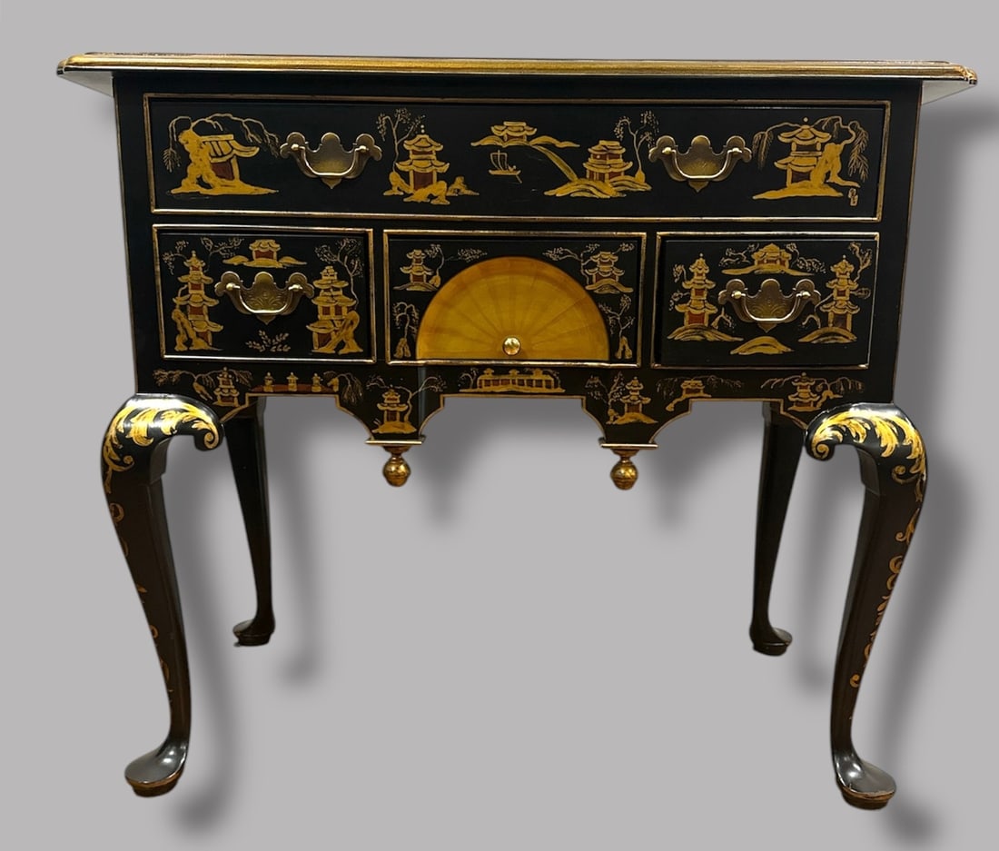 Queen Anne Chinoiserie Dressing Table (1 of 9)