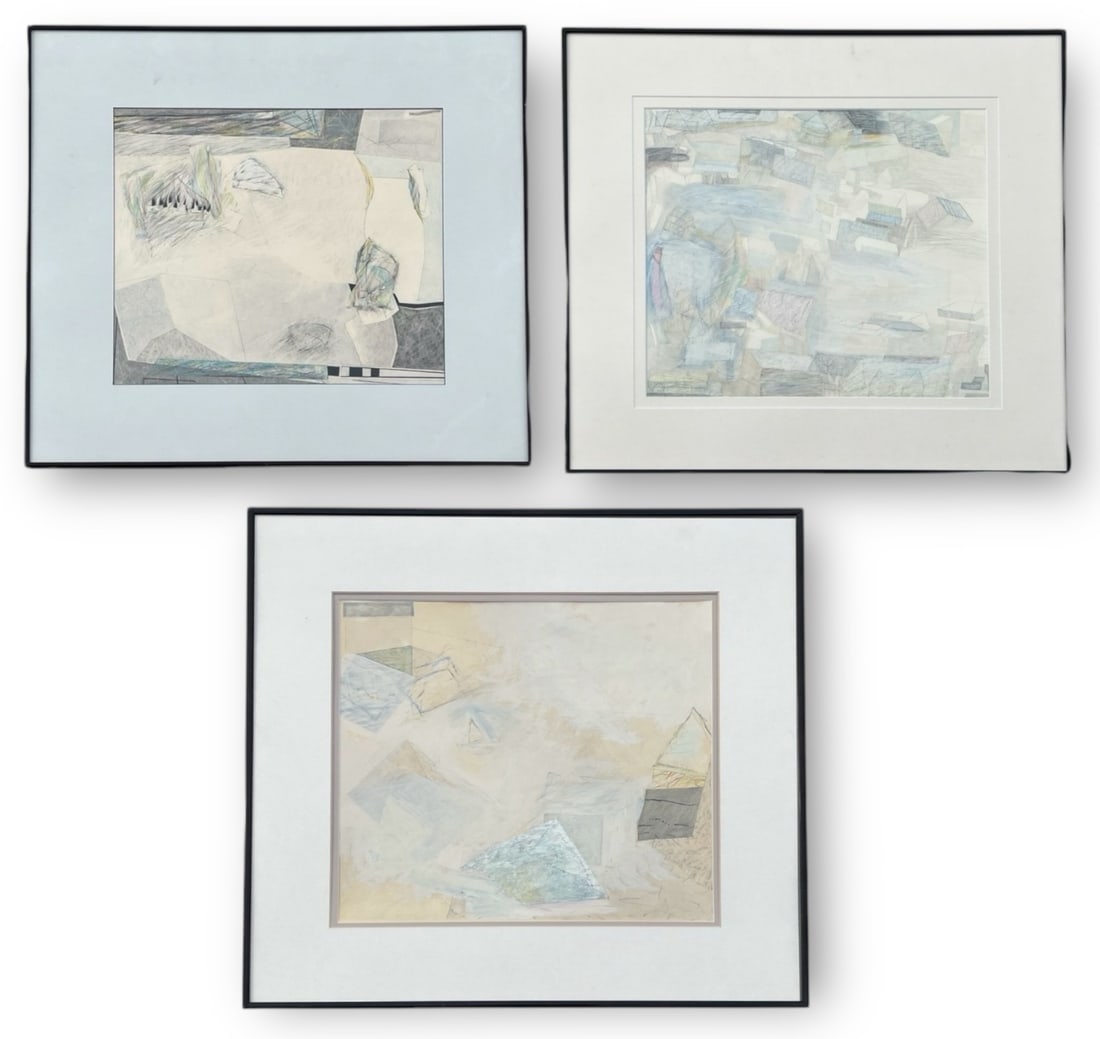 Collection Modernist Art in Frame by RANDALL T REID: Largest frame is 22" H x 24" W.