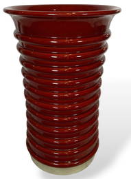 A Monumental GIO PONTI For RICHARD GINORI Vase, Gran Rosso Line