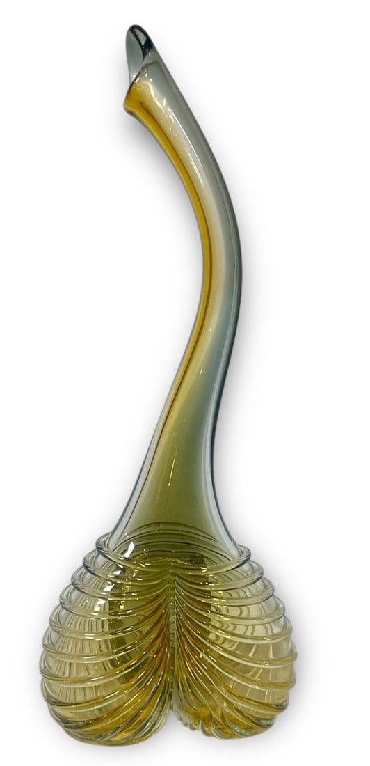 A Phallic Post Modern Italian Art Glass Vase (1 of 3)