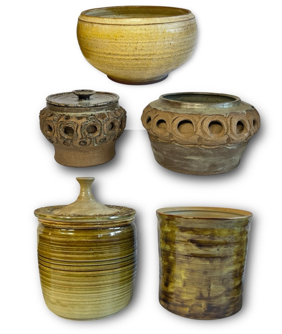 Five Mid Century HELEN SHAGAM Ceramic Sculptures (1 of 5)